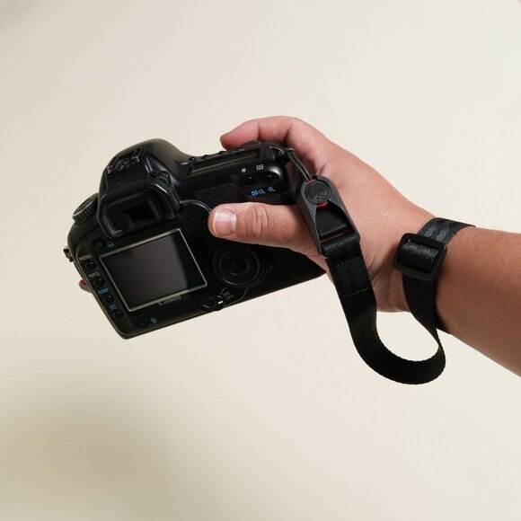 COMBO - Camera Wrist & Neck Strap SILVER & BLACK w/ Peak Design Anchors - Picture 11 of 12